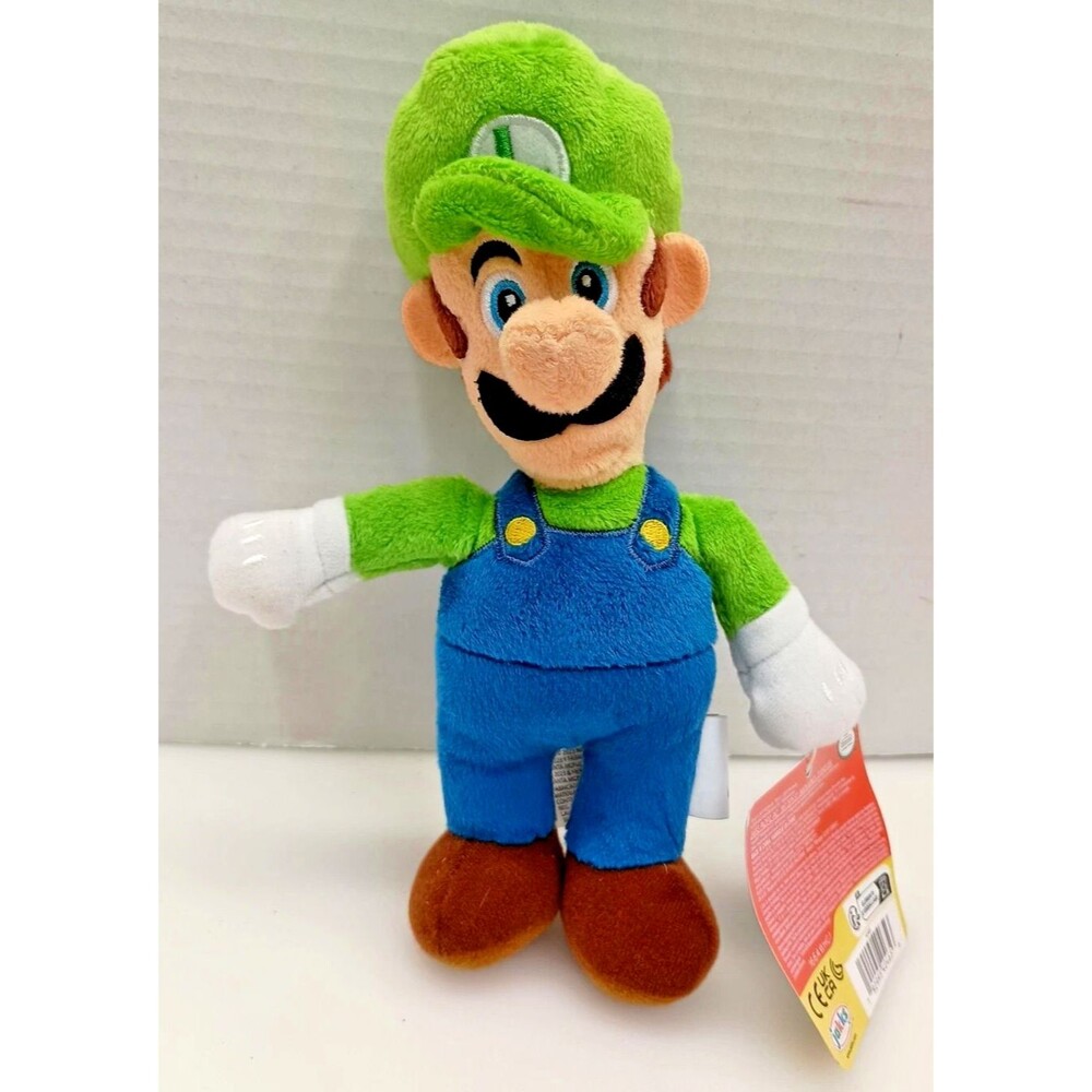 New with Tags – Luigi 8" Plush – World of Nintendo Super Mario Bros 🎮🍄